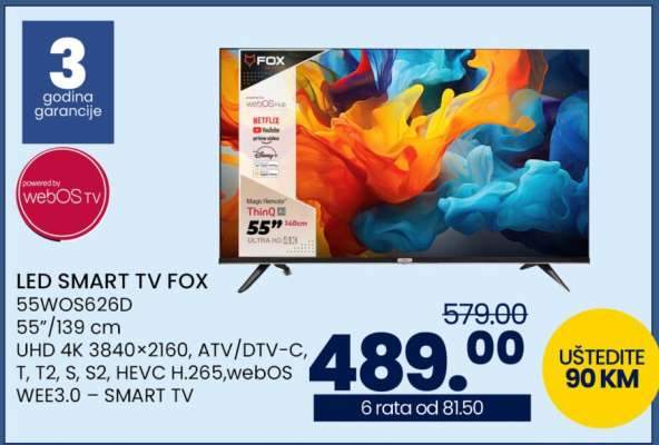 LED SMART TV FOX