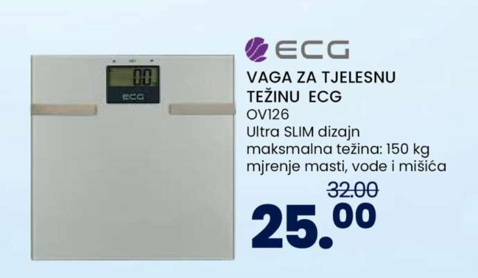 VAGA ZA TJELESNU TEŽINU ECG OV126