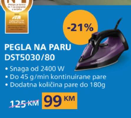 Pegla na paru DST5030/80