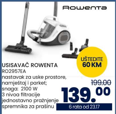 Usisavač Rowenta RO2957EA