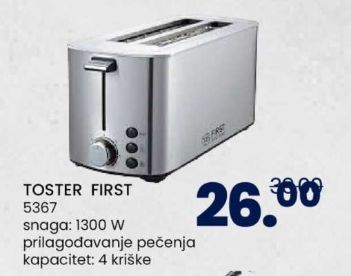 TOSTER FIRST
