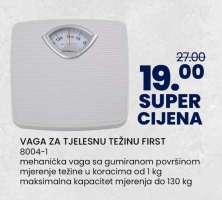 VAGA ZA TJELESNU TEŽINU FIRST