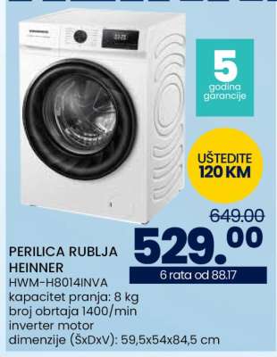 PERILICA RUBLJA HEINNER