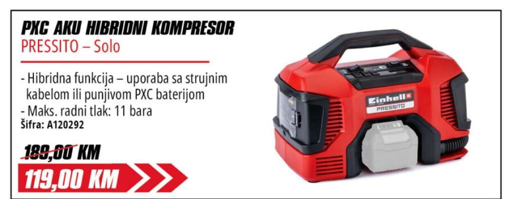 PXC AKU HIBRIDNI KOMPRESOR