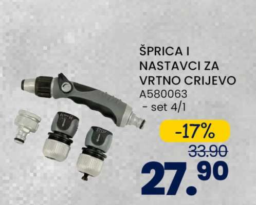ŠPRICA I NASTAVCI ZA VRTNO CRIJEVO