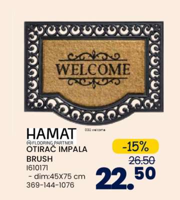 HAMAT OTIRAČ IMPALA BRUSH