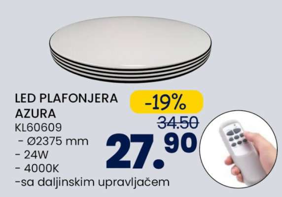 LED PLAFONJERA AZURA