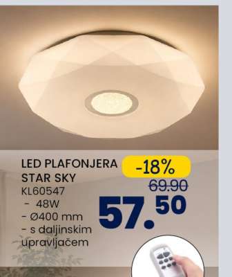 LED PLAFONJERA STAR SKY