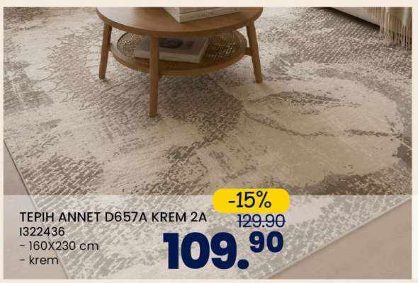 TEPIH ANNET D657A KREM 2A