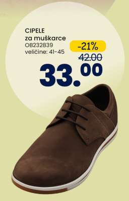 CIPELE ZA MUŠKARCE