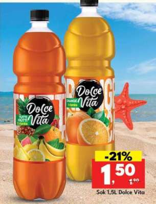 Sok, 1.5L Dolce Vita