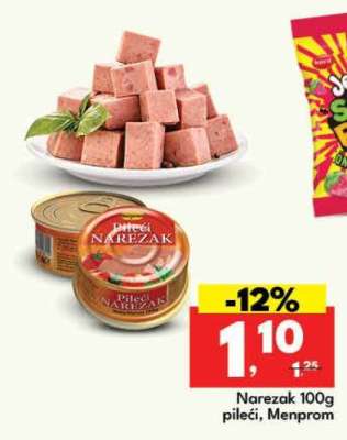 Narezak 100g pileći, Menprom