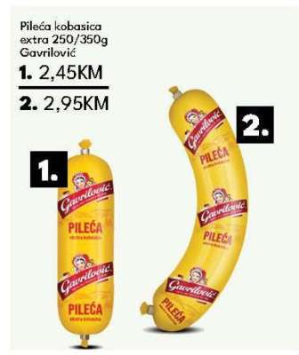 Pileća kobasica extra 250/350g Gavrilović