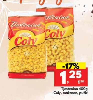 Tjestenina Coly
