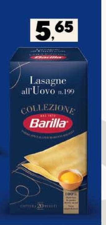 Barilla Lasagne all'Uovo n.199
