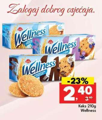 Keks 210g Wellness