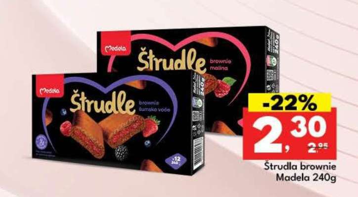Štrudla brownie Madela 240g