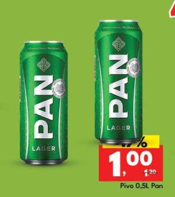Pivo 0,5L Pan