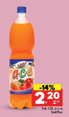 Sok 1,5L a-c-e