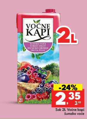 Sok 2L Voćne kapi šumsko voće