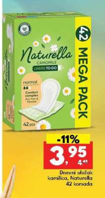 Dnevni uložak kamilica, Naturella 42 komada