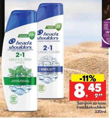 Šampon za kosu Head&shoulders