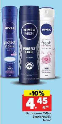 Dezodorans 150ml ženski/muški Nivea