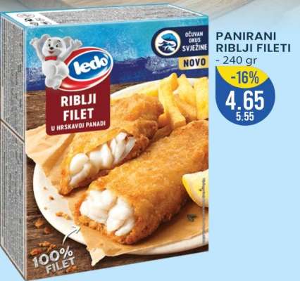Panirani riblji fileti