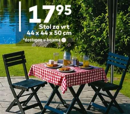 Stol za vrt