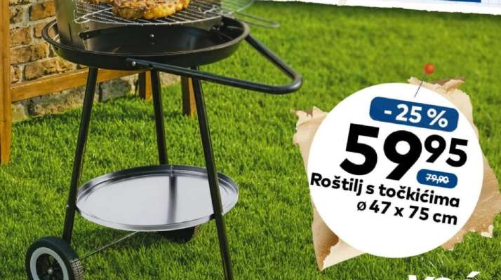 Roštilj s točkićima