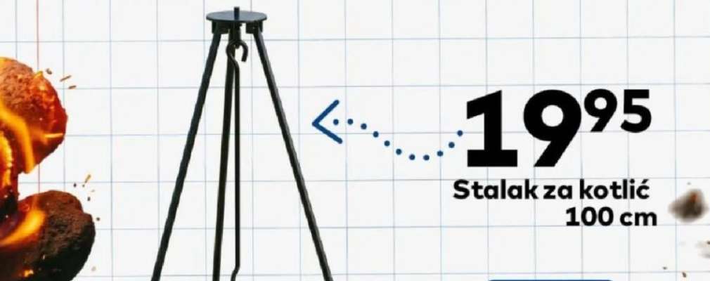 Stalak za kotlić 100 cm