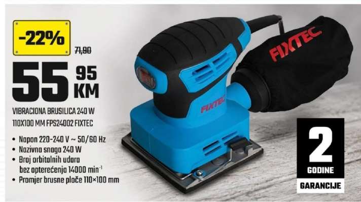 Vibraciona brusilica 240 W
