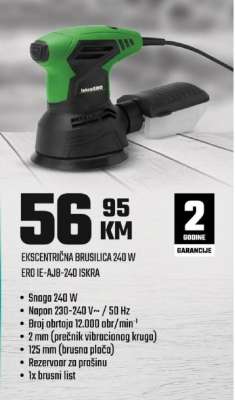 Ekscentrična brusilica 240 W