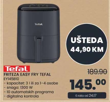 FRITEZA EASY FRY TEFAL EY145B10