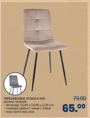 TRPEZARIJSKA STOLICA IVO