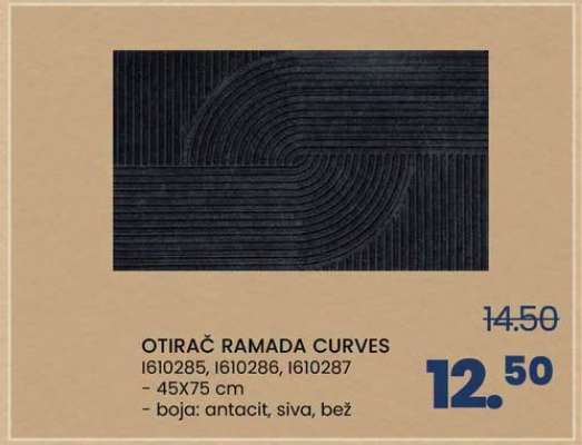 OTIRAČ RAMADA CURVES