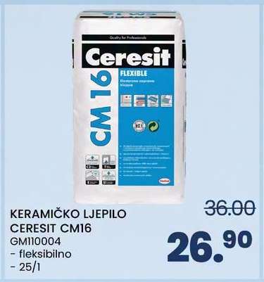 KERAMIČKO LJEPILO CERESIT CM16