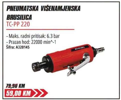 PNEUMATSKA VIŠENAMJENSKA BRUSILICA TC-PP 220