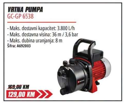 VRTNA PUMPA GC-GP 6538