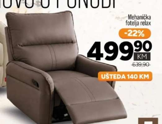 Mehanička fotelja relax