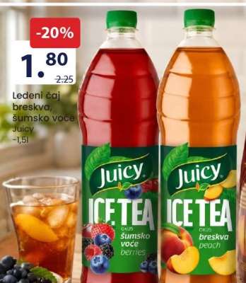 Ledeni čaj breskva, šumsko voće Juicy