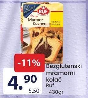 Bezglutenski mramorni kolač Ruf