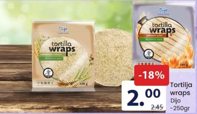 Tortilja wraps Dijo