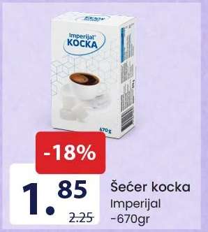 ŠEĆER KOCKA Imperijal