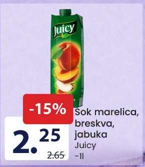 Sok marelica, breskva, jabuka