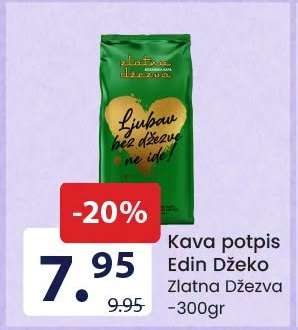 Kava potpis Edin Džeko