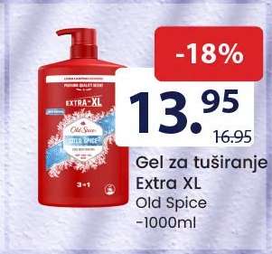 Gel za tuširanje Extra XL