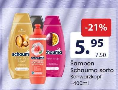 Šampon Schauma sorto