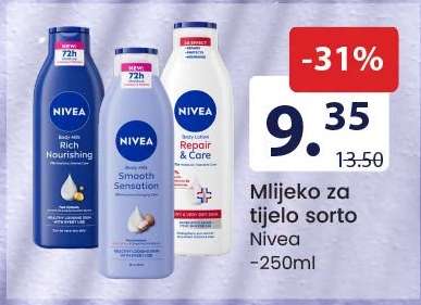 Mlijeko za tijelo sorto