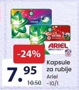Kapsule za rublje Ariel